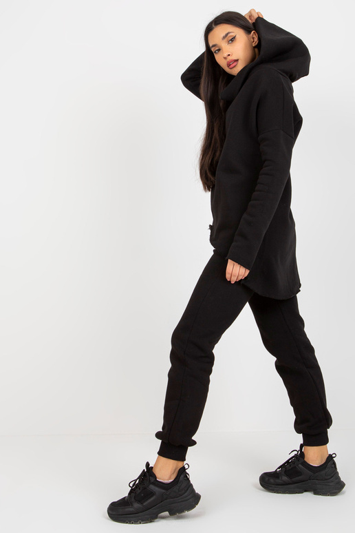 Černá základní mikina s oversize mikinou