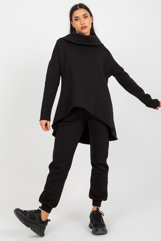 Černá základní mikina s oversize mikinou