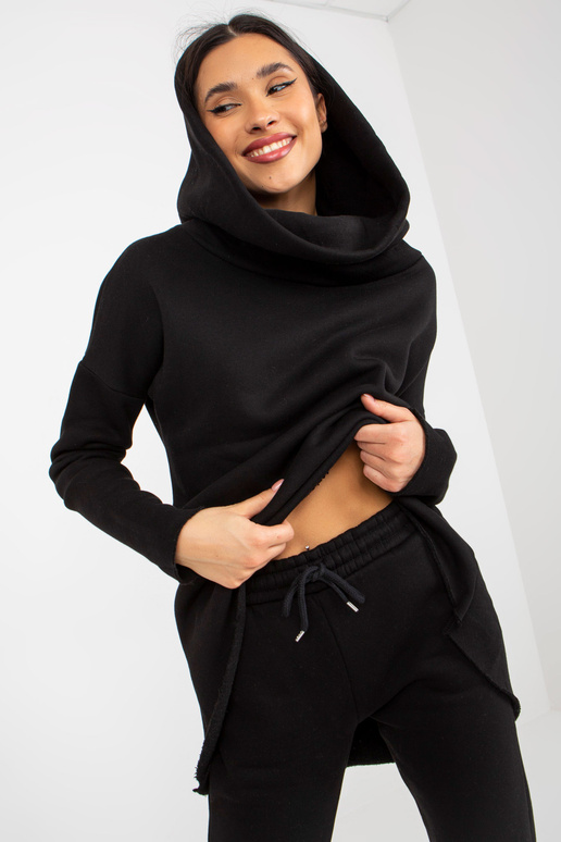 Černá základní mikina s oversize mikinou