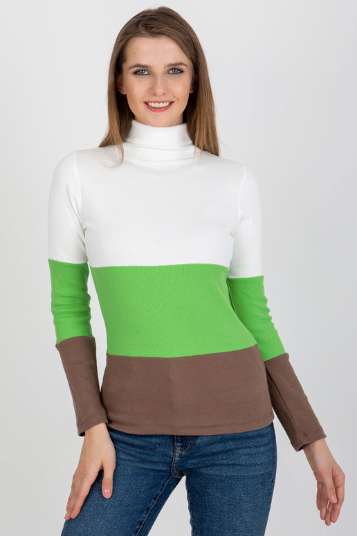 Ecru světle zelená dámská basic...