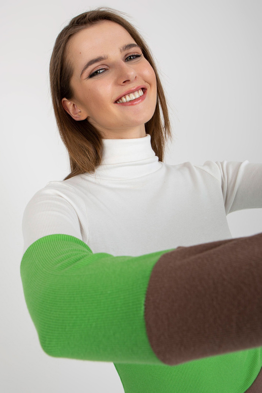 Ecru světle zelená dámská basic...