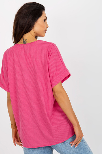 Fuchsiová žebrovaná...