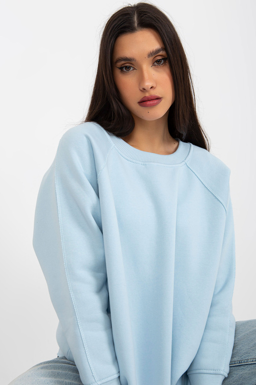 Světle modrá oversized mikina Basic Světle modrá oversized mikina Basic