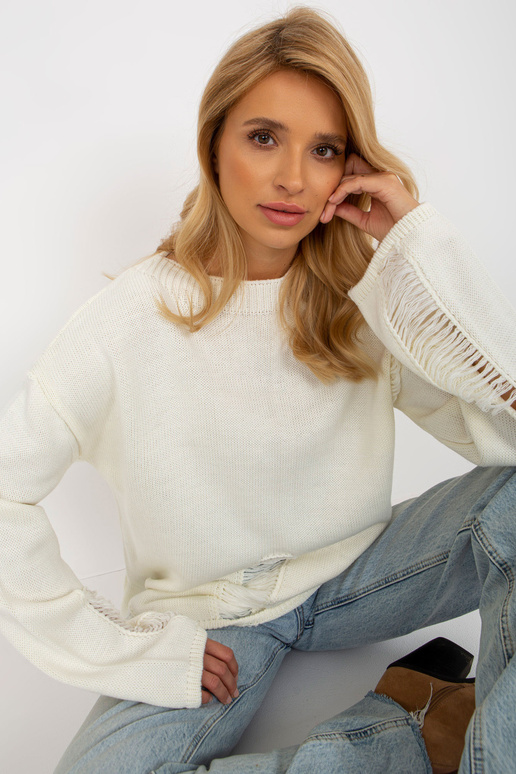 Sweter-BA-SW-8043.03-ecru Sweter-BA-SW-8043.03-ecru