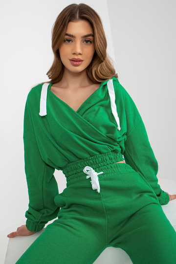 Zelená dámská mikina...