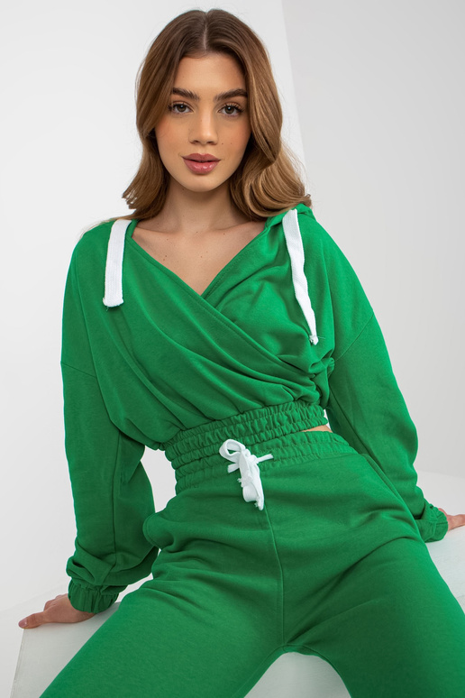 Zelená dámská mikina základní set s... Zelená dámská mikina základní set s...
