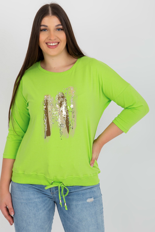 Limetková dámská halenka velké...