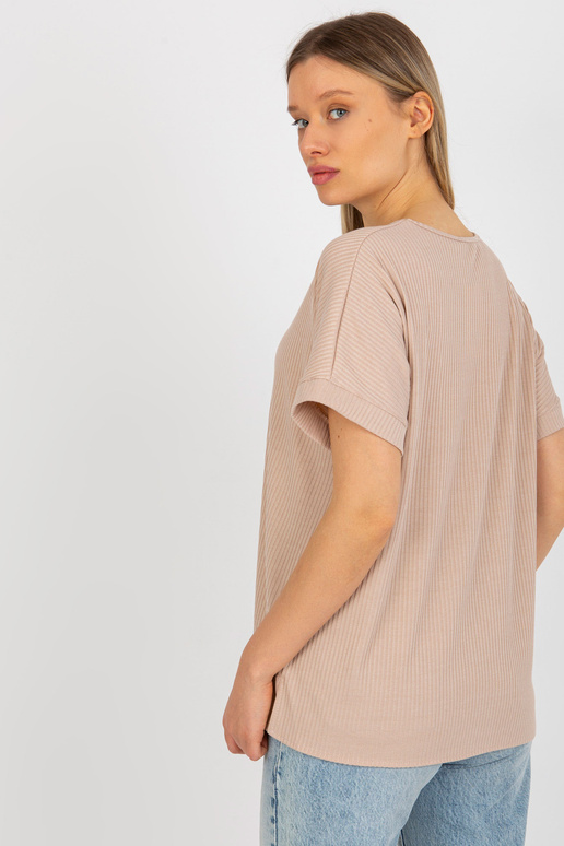 Béžová dámská oversize halenka s...