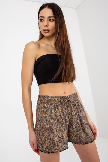 Hnědé lehké ležérní šortky... 2
