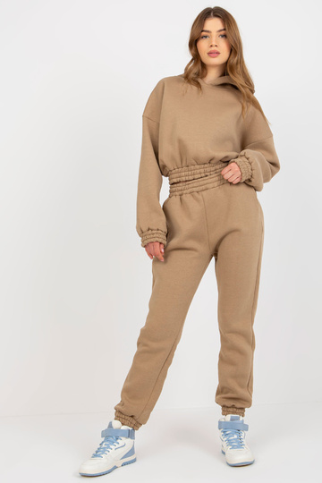 Tmavě béžová dámská mikina...