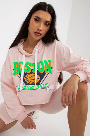 Světle růžový ležérní set s...