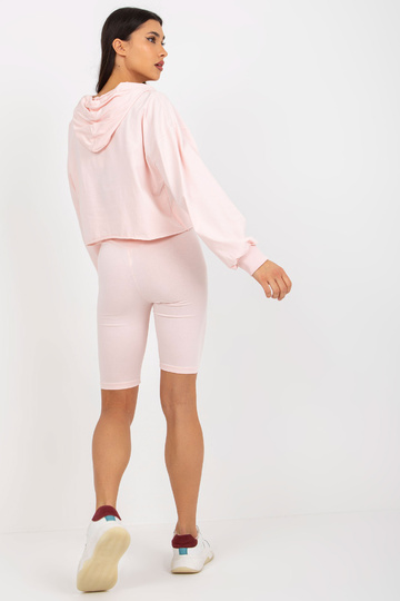 Světle růžový ležérní set s... 2