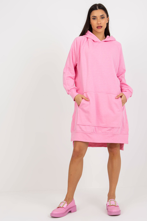Základní oversize růžové mikinové... Základní oversize růžové mikinové...