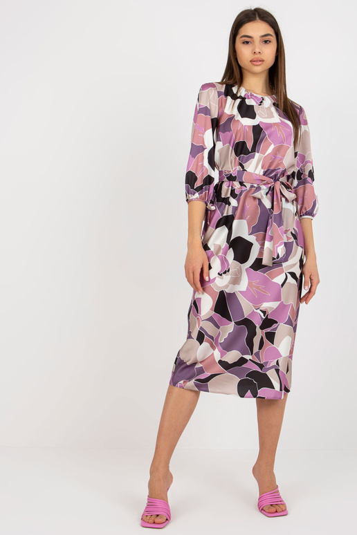 Fialové koktejlové šaty se...