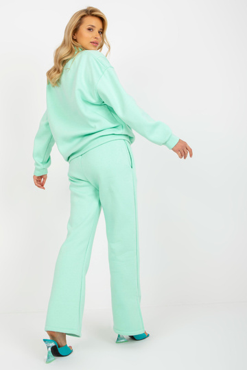 Mintový třídílný mikinový...