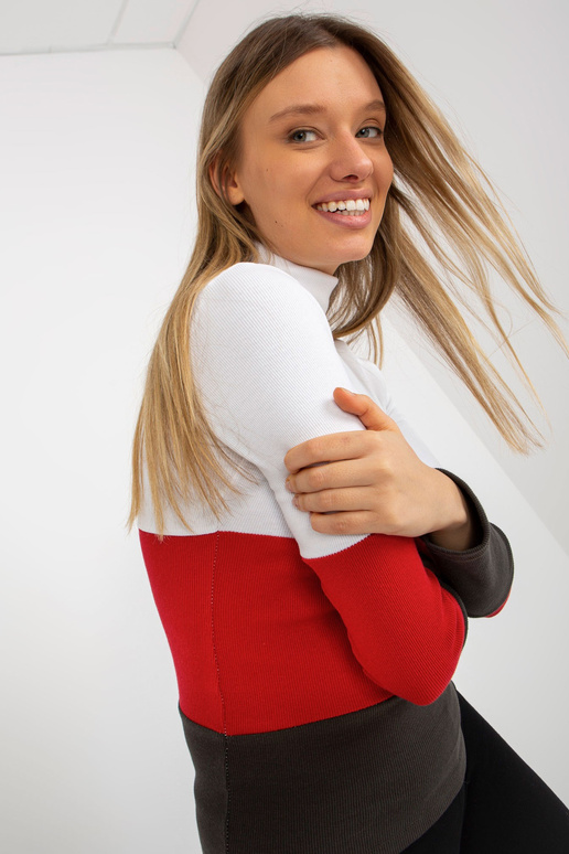 Ecru-khaki žebrovaná základní...