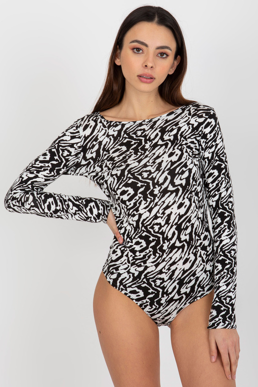 Bílo-černé kombinéza se vzorem Bílo-černé kombinéza se vzorem