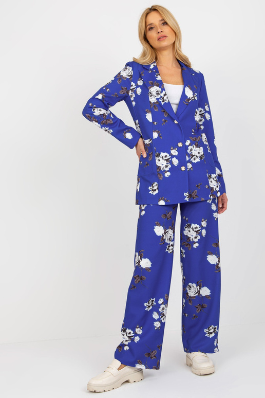 Kobaltový elegantní sako z...