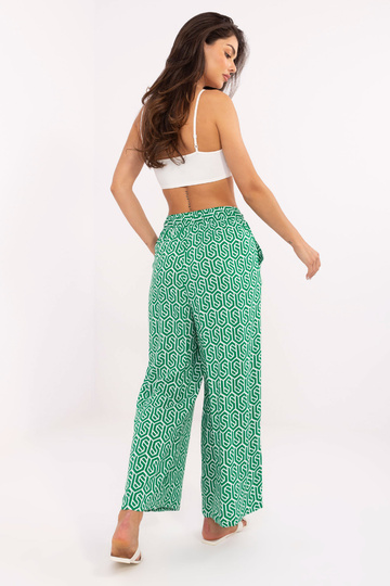 Zelené látkové palazzo... 2