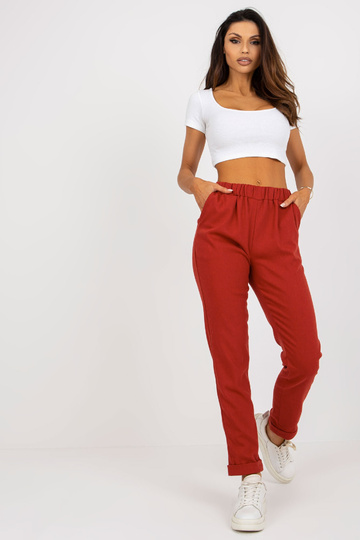 Tmavě oranžové látkové...