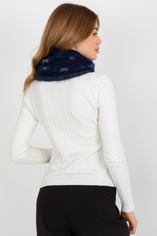 Dámský zimní komín v tmavě modré barvě