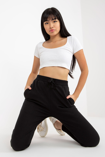 Černé zateplené tepláky s... 2