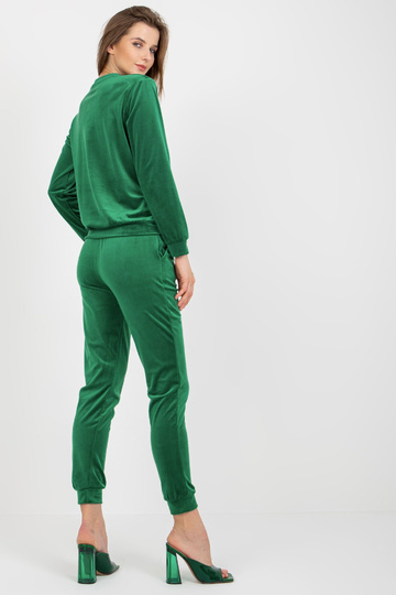 Zelený dámský velurový set... 2