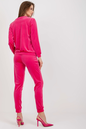 Dámský fuchsiový velurový...