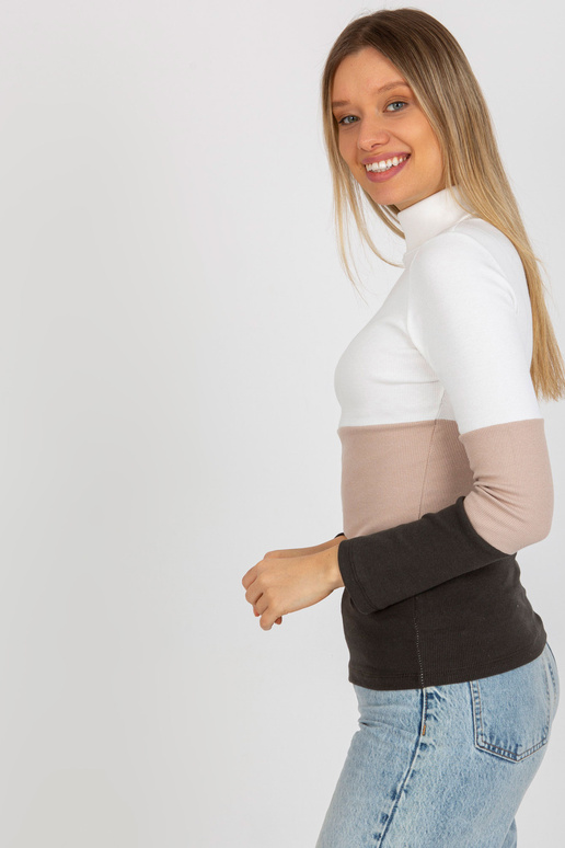 Ecru-béžová dámská basic halenka s...