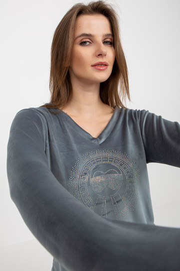 Dirty Blue dámský velurový...