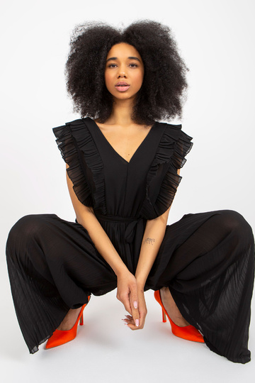 Černý dámský overal se... 2