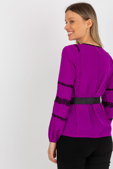 Fialová dámská společenská...