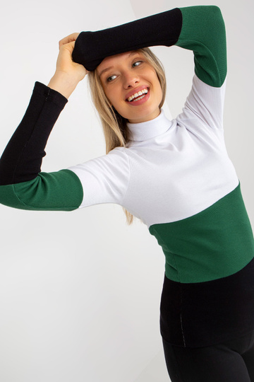 Bíločerná dámská basic...