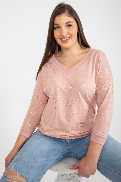 Světle růžová dámská halenka s...