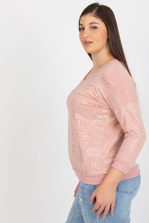 Světle růžová dámská halenka s...