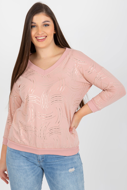 Světle růžová dámská halenka s...