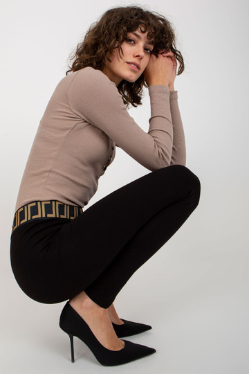 Černé Bavlněné Legíny... 2