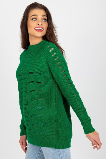 Zelený dlouhý oversized...