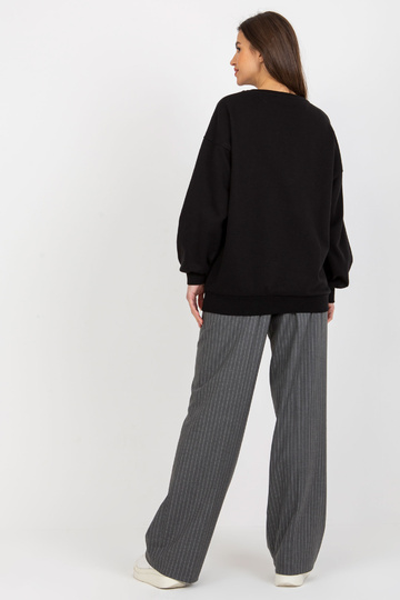 Černá oversize mikina...