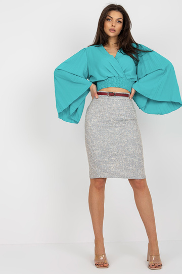 Tmavě modro-béžová tužková... 2