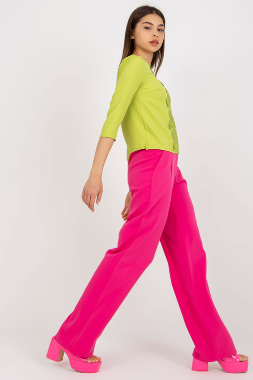 Formální halenka limetkové barvy s...