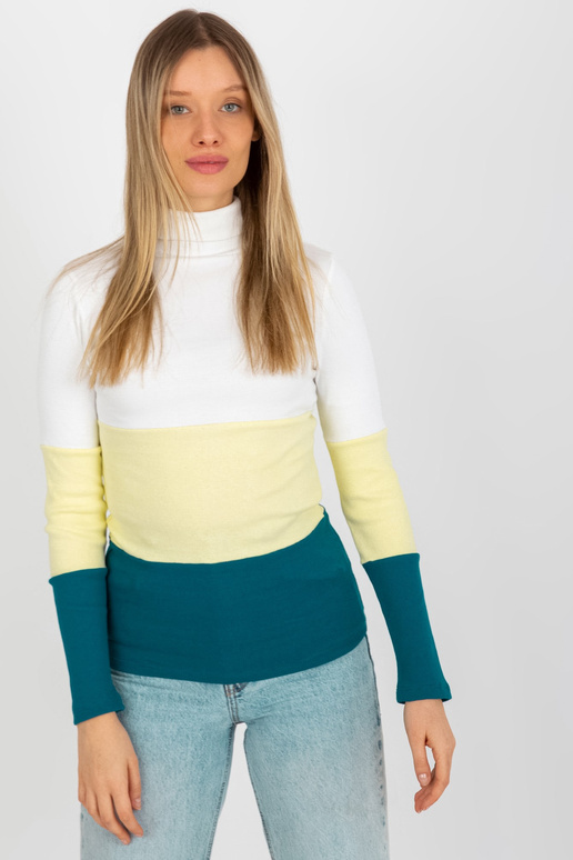 Bavlněná halenka z ecru-mořské bavlny...