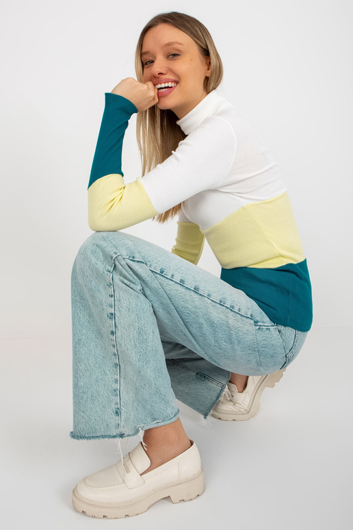 Bavlněná halenka z ecru-mořské bavlny...