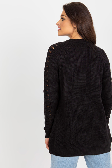 Černý prolamovaný oversize... 2