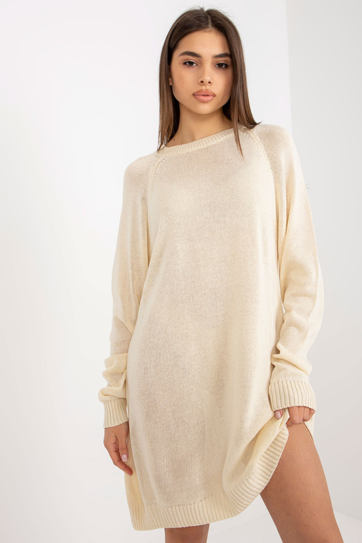 Světle béžové oversize letní pletené...