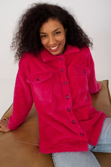 Svrchní košile z fuchsiové... 2