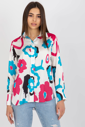 Modrá a fuchsiová košile s... 2