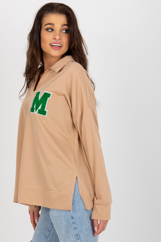 Velbloudí dámská oversize halenka s...