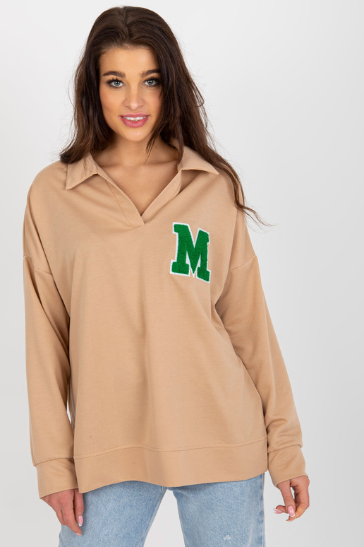 Velbloudí dámská oversize halenka s...