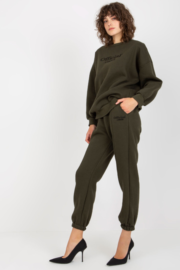 Khaki dvoudílná tepláková...